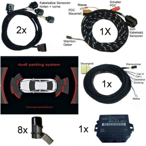 APS Audi Parking System Plus - Front + Rear Retrofit -Audi A8 4E