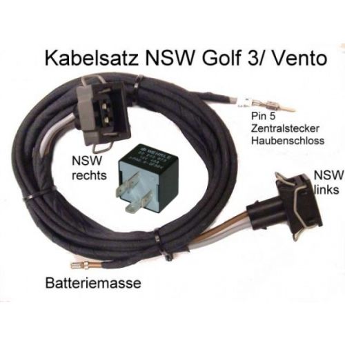 Fog Light Wiring - Harness w/Relay - VW Golf 3 / Vento