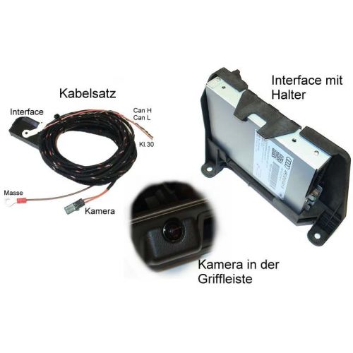 Genuine Audi OEM Retrofit Kit - Rear View Camera (High) - Q5 8R