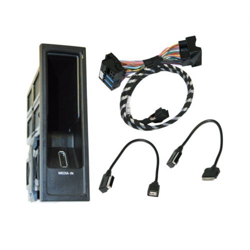 Genuine Volkswagen OEM Retrofit Kit - Media Device Interface (MDI) - Rectangular Shaped