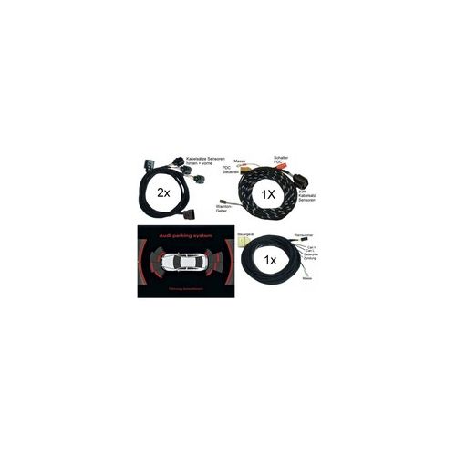 Audi Parking System Front + Rear -Wiring- Audi A8 4E