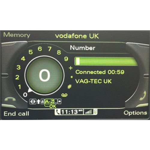 Audi 3G MMI Bluetooth Telephone Interface