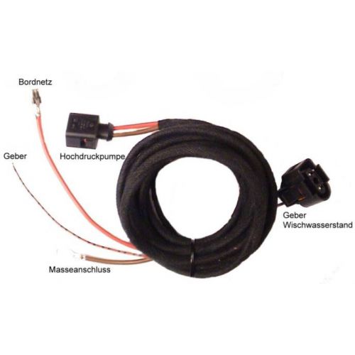 Headlight Washer System (w/sensors) - Harness - Audi A4 B6/8E