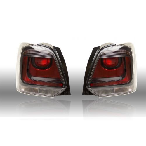 Original VW Rear Lights Black - VW Polo 6R