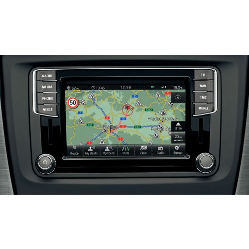 Genuine Skoda OEM Retrofit Kit - Amundsen Media Navigation - with DAB Radio