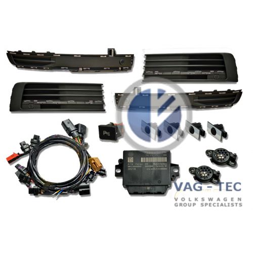 Genuine VW OEM Retrofit Kit - Parking Sensors - Front - without Fog Lights - T6 Transporter 