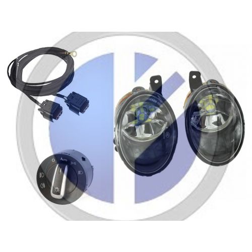 Genuine Volkswagen OEM Retrofit Kit  - Fog Lights - Transporter T5