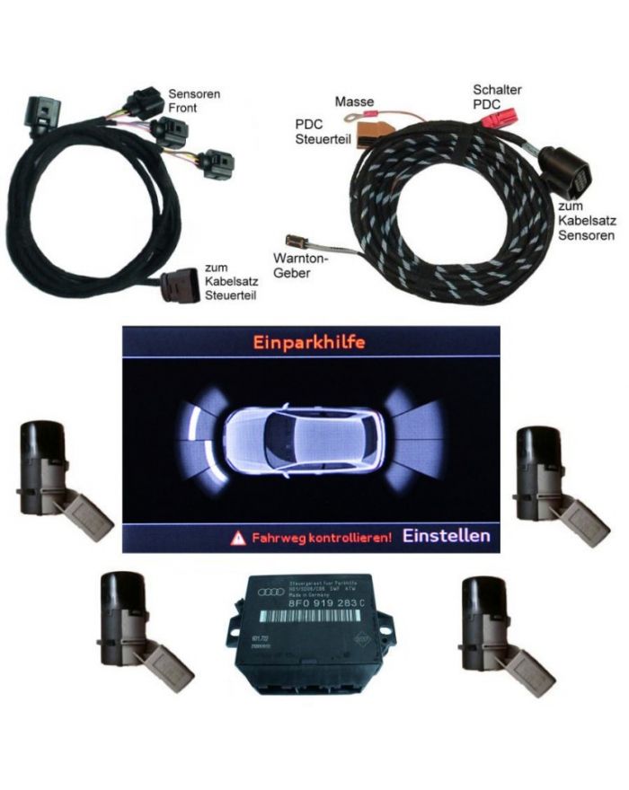 Genuine Audi OEM Retrofit Kit -OPS Parking Sensors - Front Only - A3 8V