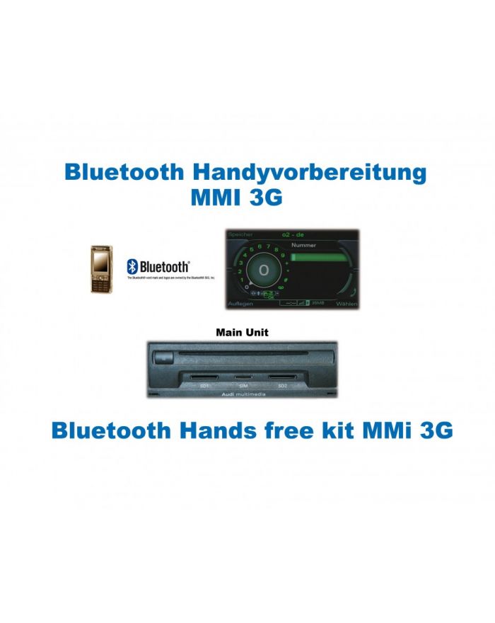 Bluetooth Handsfree -Audi A4 8K with MMI 3G "Complete"