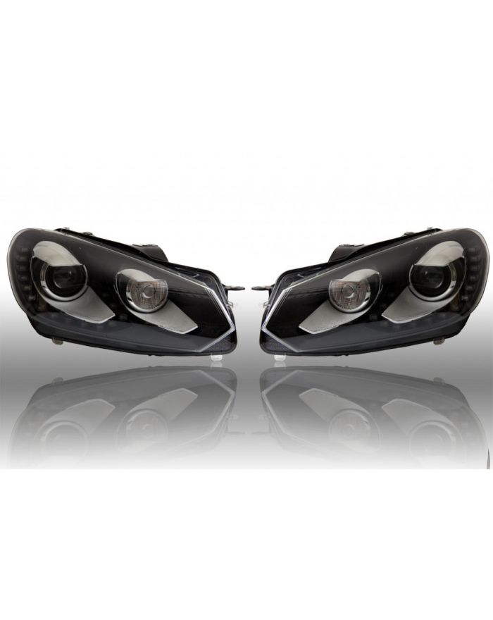 Bi-Xenon Headlights LED DTRL - Upgrade - VW Golf VI 6