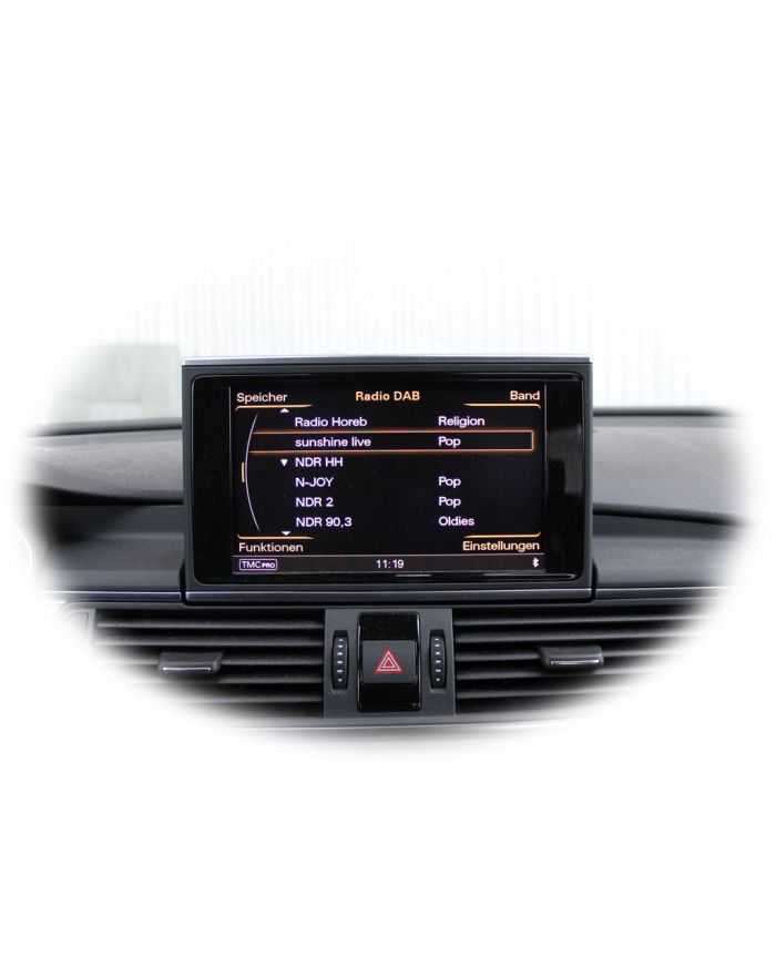 FISTUNE® DAB / DAB + Integration Audi MMI 3G / MMI 3G +