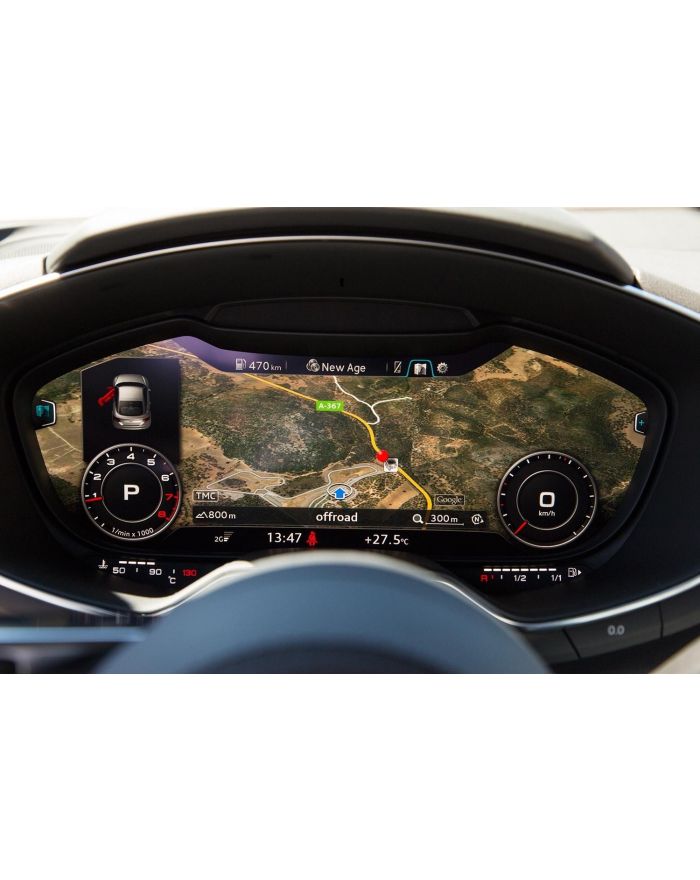 Retrofit kit MMI Navigation plus with MMI touch for Audi TT 8S-without DAB but with Sim Access-MIB 2