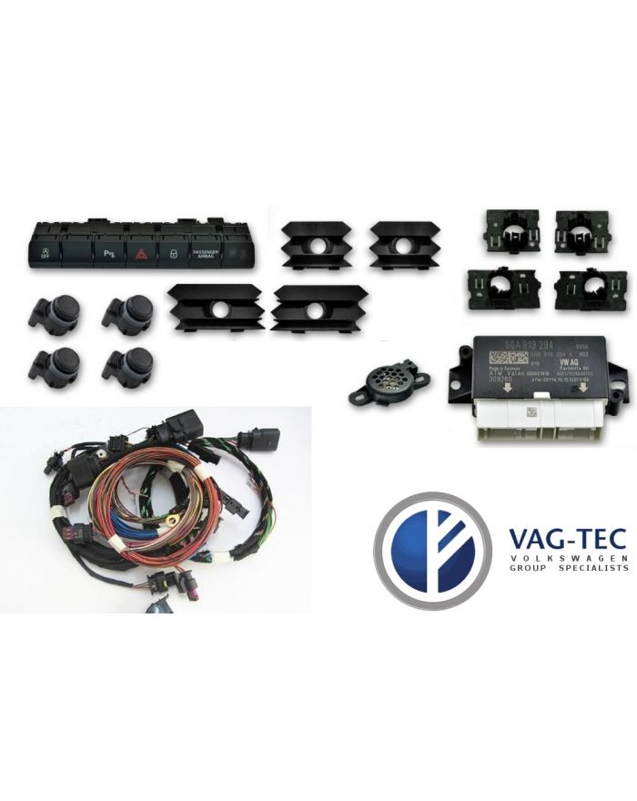 Genuine Skoda OEM Retrofit Kit - OPS Parking Sensors - Front - Karoq