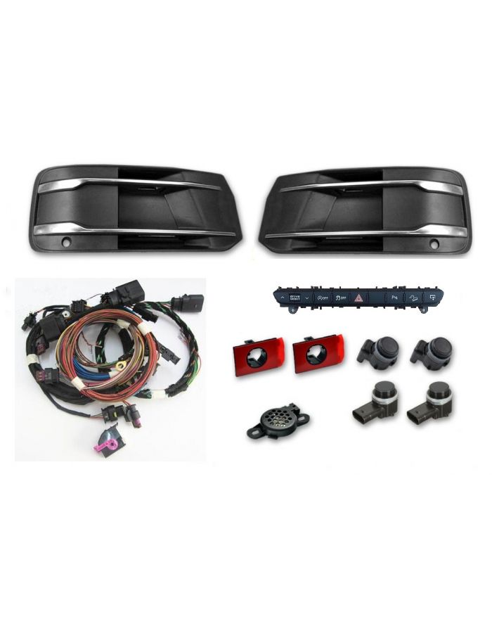 Genuine Audi OEM Retrofit Kit - OPS Parking Sensors - Front Upgrade Kit - Q7 4M
