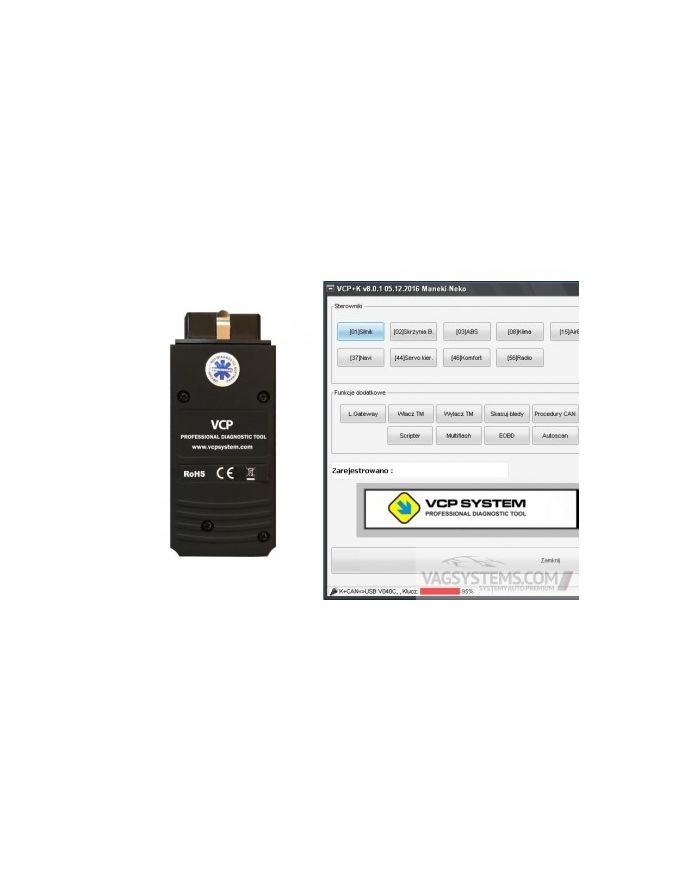 VCP diagnostic system - VAG CAN Professional