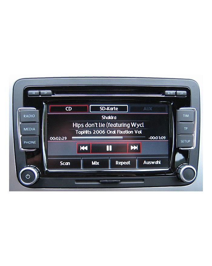 Genuine Volkswagen OEM Retrofit Kit - RCD 510 Touchscreen DAB Radio