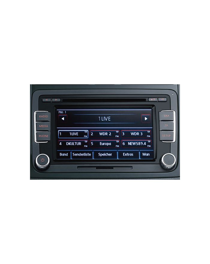 Genuine Volkswagen OEM Retrofit Kit - RCD 510 Touchscreen DAB Radio