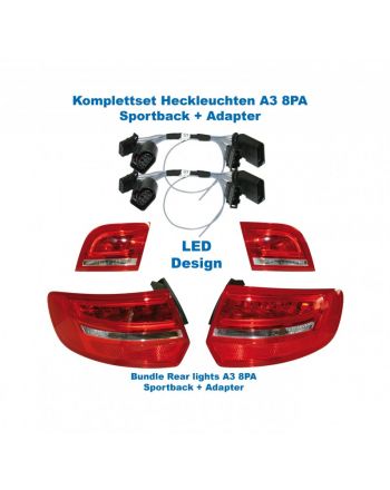 Facelift LED Rear Lights - Retrofit - Audi A3 8PA Sportback