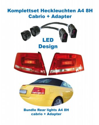 Facelift LED Rear Lights - Retrofit - Audi A4 8H Cabrio