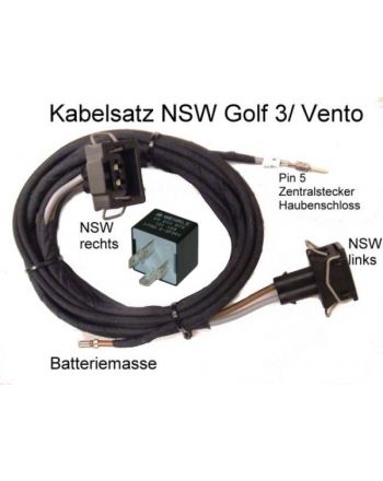 Fog Light Wiring - Harness w/Relay - VW Golf 3 / Vento