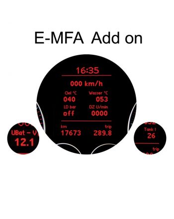 E-MFA DIS Add-On - Display Boost, Oil, Battery