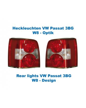 Facelift Rear Lights - Lights Only - VW Passat 3BG - W8 Design