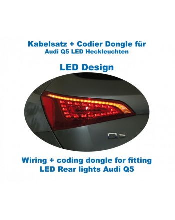 Wiring + coding dongle LED Rear Lights Audi Q5