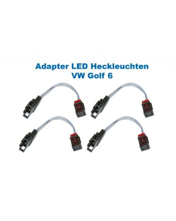 LED Rear Lights - Adapter - VW Golf 6 VI