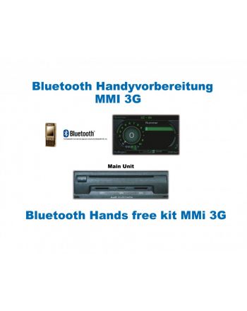 Bluetooth Handsfree - with MMI 3G- Audi Q7 4L - "Bluetooth Only"