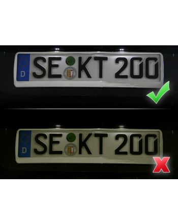 Bundle LED number plate illumination VW Touareg 7P