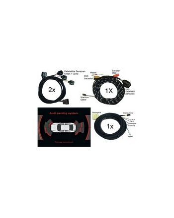 Audi Parking System Front + Rear -Wiring- Audi A8 4E