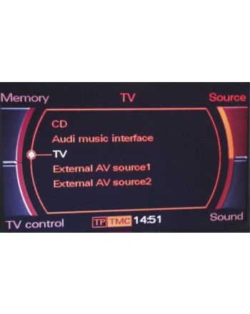 Audi RNSE TV RECEPTION (analogue and digital)