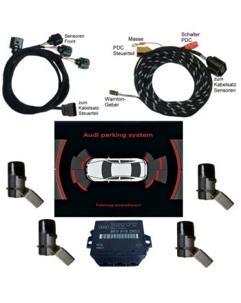 Genuine Audi OEM Retrofit Kit - OPS Optical Parking Sensors Front Only - A6 4F