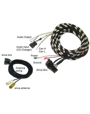 Sirius Radio - Harness - Audi A3 8P & 8P Sport