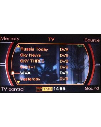 Audi 3G MMI TV RECEPTION (analogue and digital)