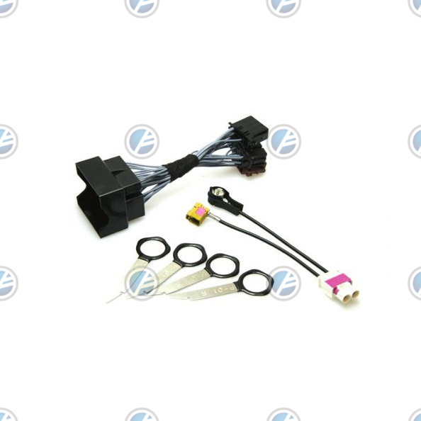 Genuine Audi OEM Retrofit Kit - Bundle RNS-E > Radio - Adapter + antenna adapter + Unlock key