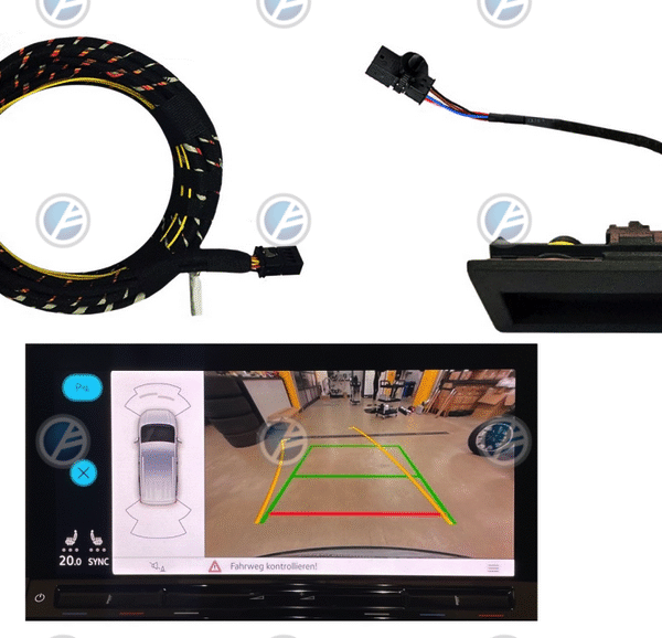 Genuine VW OEM Retrofit Kit - Rear Camera High Line - VW Passat B9 (2024)