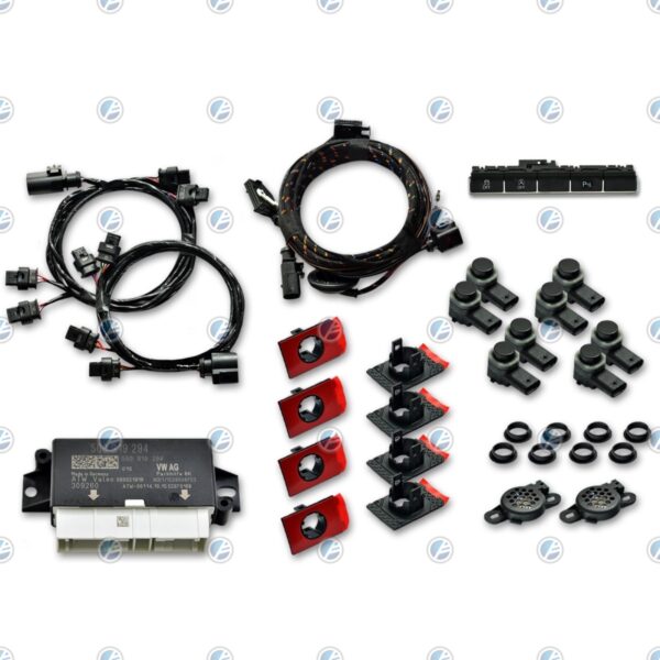 Genuine Seat OEM Retrofit Kit - Park Pilot Front and Rear w. OPS for VW Sharan 7N0 / SEAT Alhambra 7N