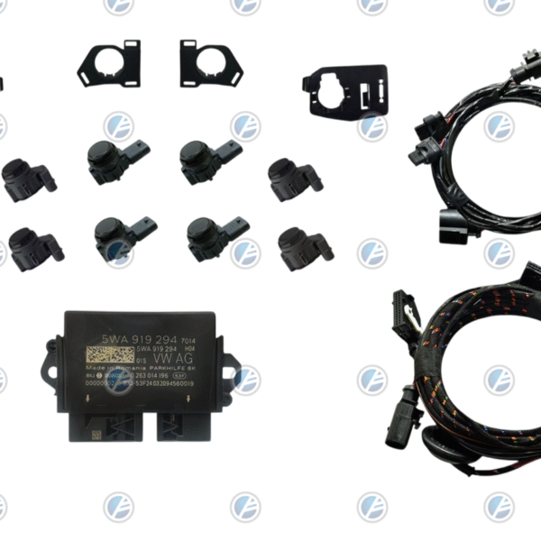 Genuine Audi OEM Retrofit Kit – OPS Parking Sensors – Front + Rear – A3 8Y