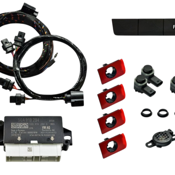 Genuine Seat OEM Retrofit Kit – OPS Parking Sensors – Front Only – Leon 5F