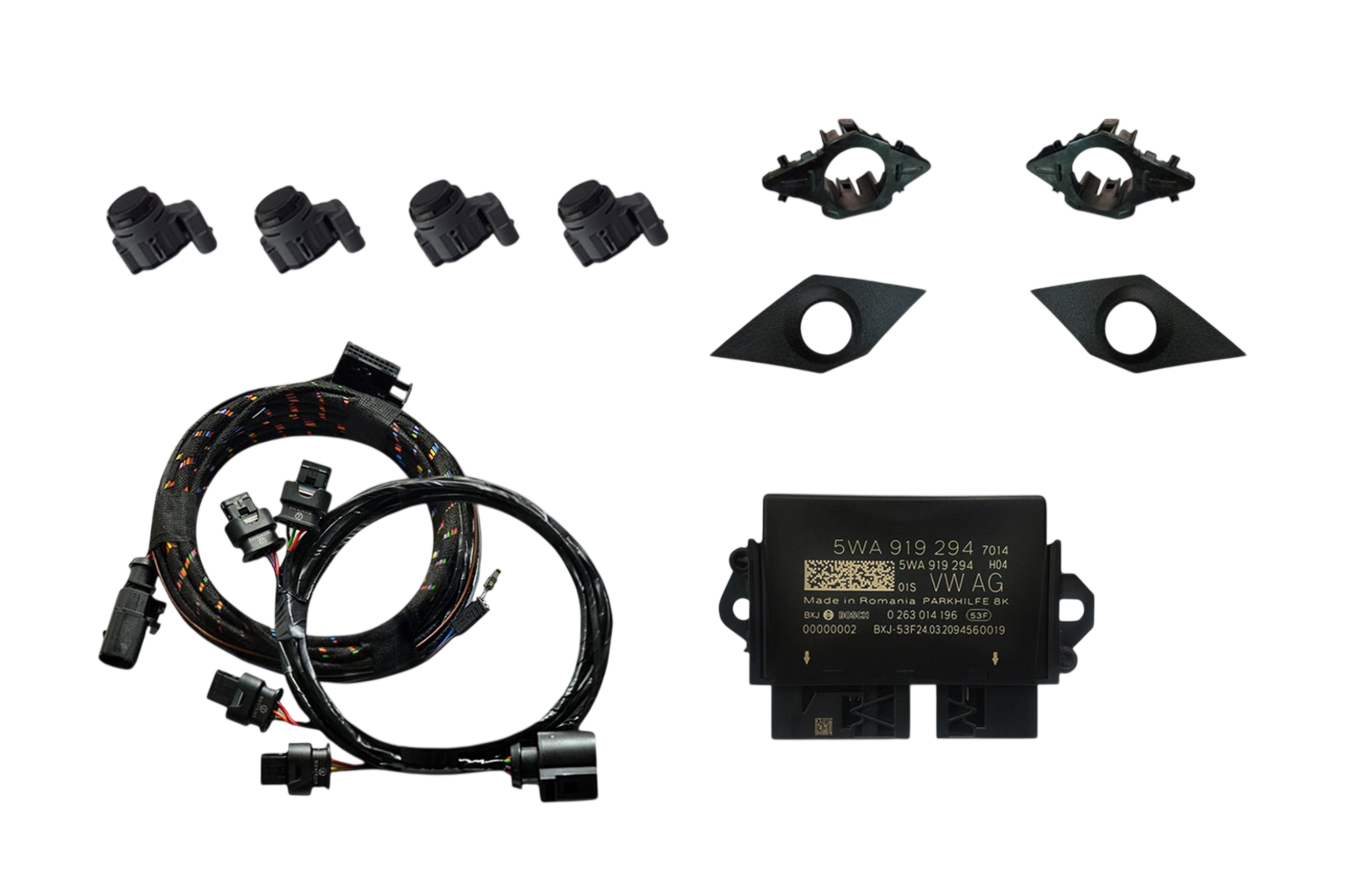 Genuine Seat OEM Retrofit Kit – OPS Parking Sensors – Front Only – Leon KL