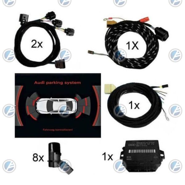 Genuine Audi OEM Retrofit Kit - OPS Parking Sensors - Front + Rear - A3 8P