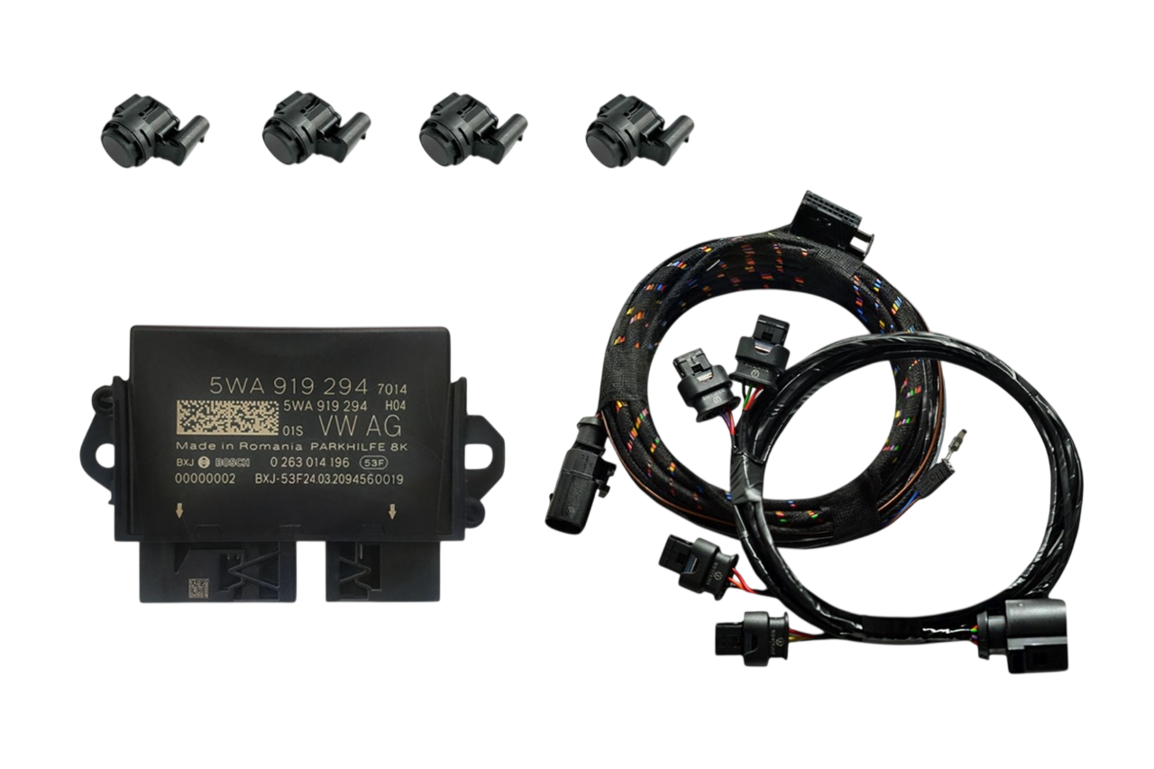 Genuine Volkswagen OEM Retrofit Kit – OPS Parking Sensors – Front Only – Golf 8 CD