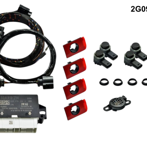 Genuine Volkswagen OEM Retrofit Kit - OPS Parking Sensors – Front Only – Polo AW1