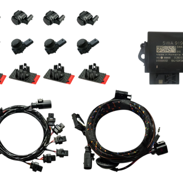 Genuine Volkswagen OEM Retrofit Kit - OPS Parking Sensors – Front + Rear - Golf 8 CD