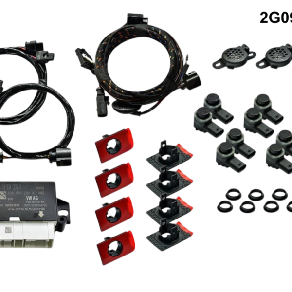 Genuine Volkswagen OEM Retrofit Kit - OPS Parking Sensors – Front + Rear – Polo AW1