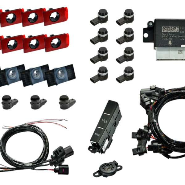 Genuine Volkswagen OEM Retrofit Kit – Front + Rear OPS Parking Sensors + Park Assist – Upgrade Kit – Golf 7 5Q