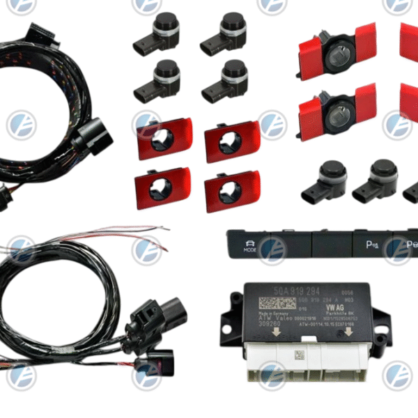 Genuine Skoda OEM Retrofit Kit – OPS Parking Sensors – Front Only + Park Assist Complete Kit – Octavia 5E