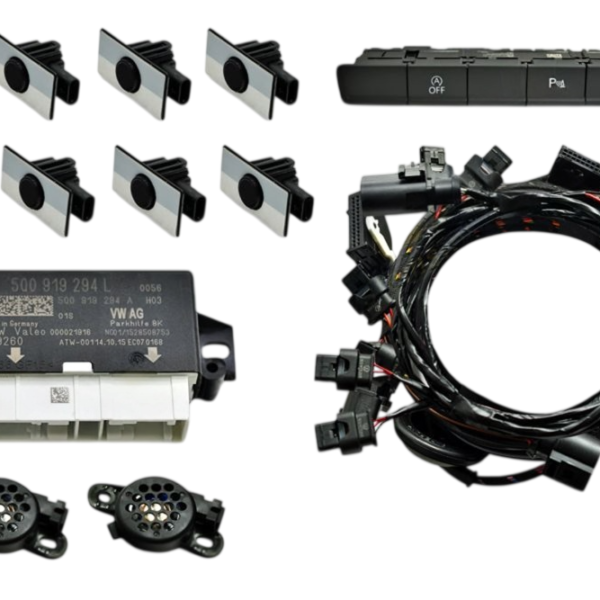 Genuine Volkswagen OEM Retrofit Kit - OPS Parking Sensors – Front + Rear - Touran 5T