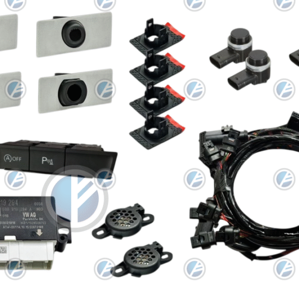 Genuine Volkswagen OEM Retrofit Kit – OPS Parking Sensors – Front + Rear – T6.1 SH